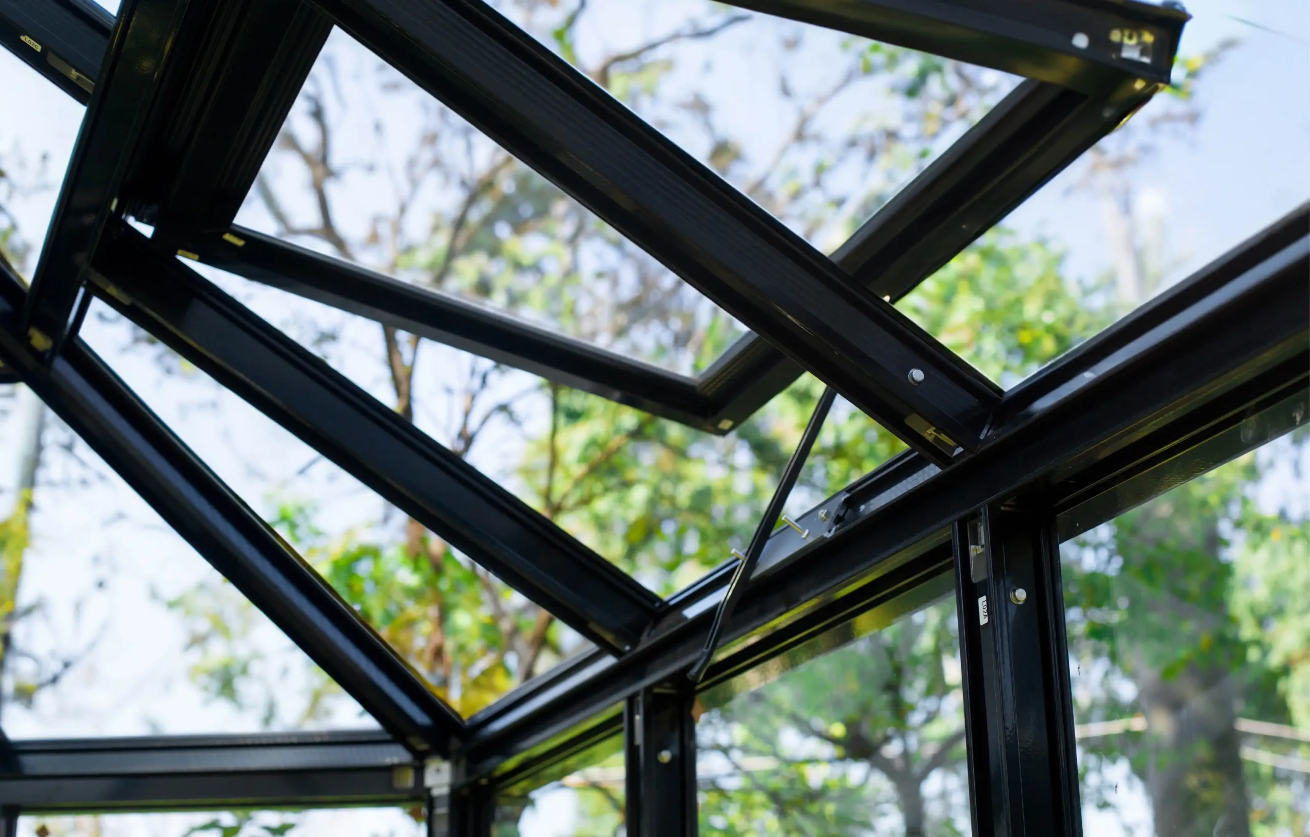 Gardenmeister, orangery, polycarbonate, glass, aluminium, green diamond