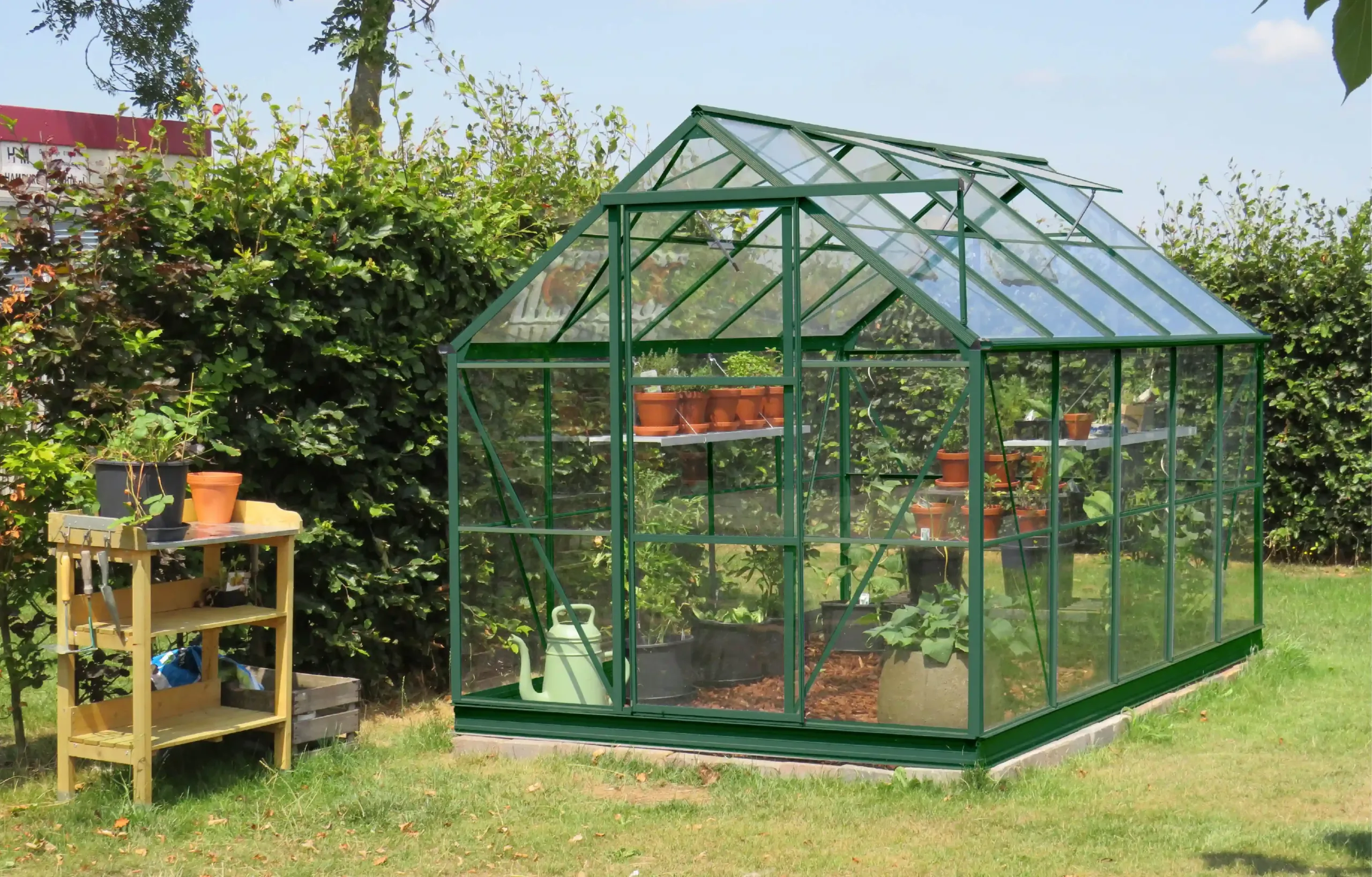 Gardenmeister, greenhouse, glass, aluminium, foreststar