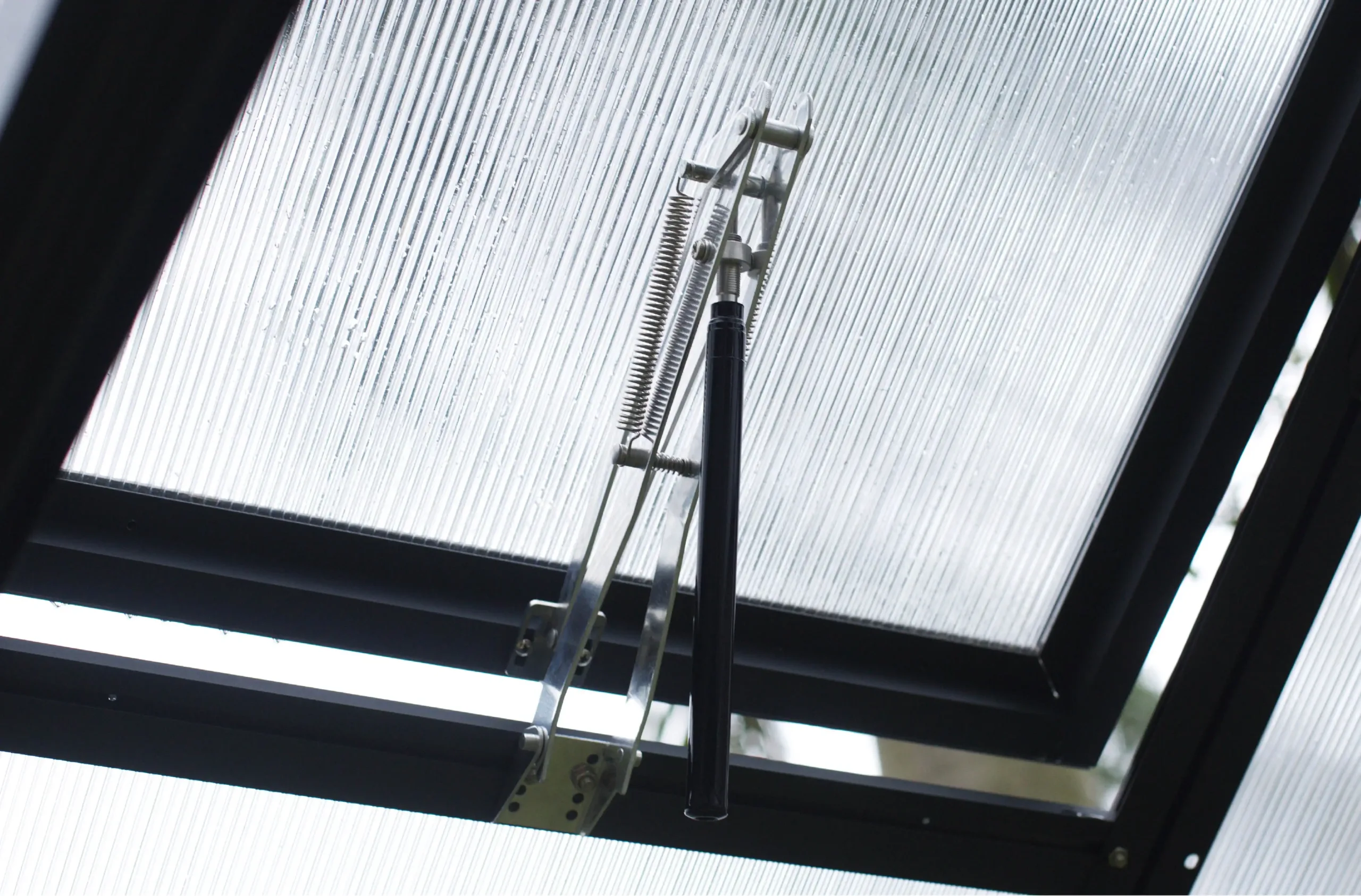 Gardenmeister, greenhouse, orangery, automatic, window opener, aluminium