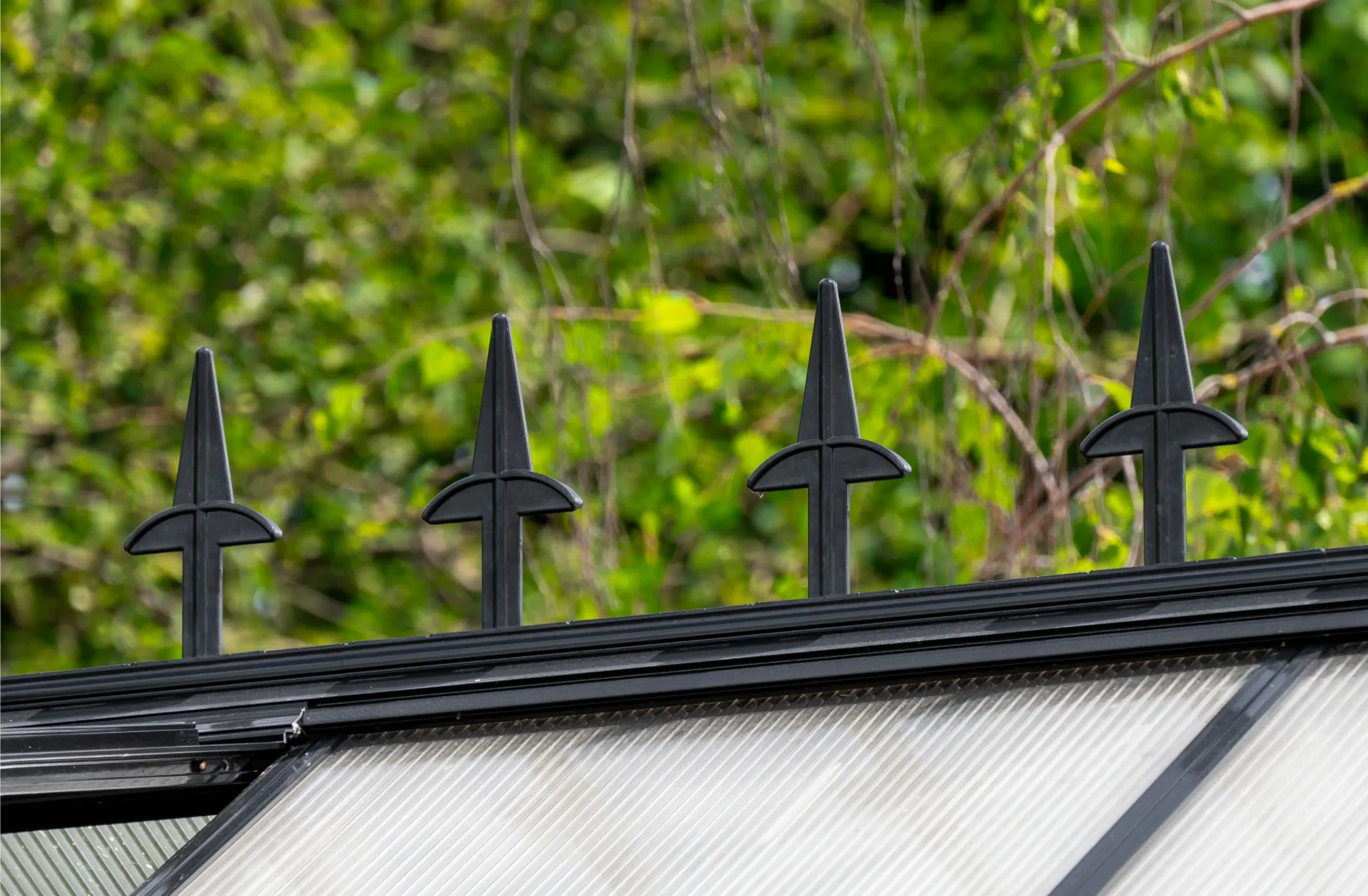 Gardenmeister, greenhouse, orangery, ridge decoration, aluminium